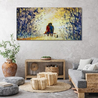 Love in the wind Canvas Wall art