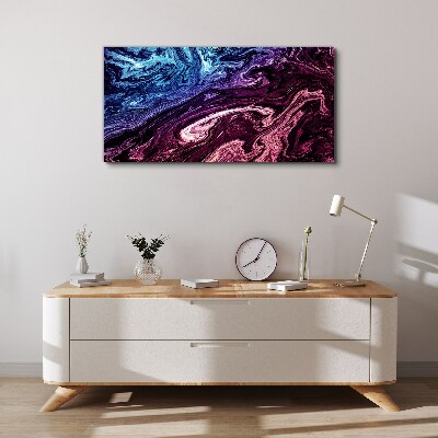 Cosmic swirl of colors Canvas Wall art