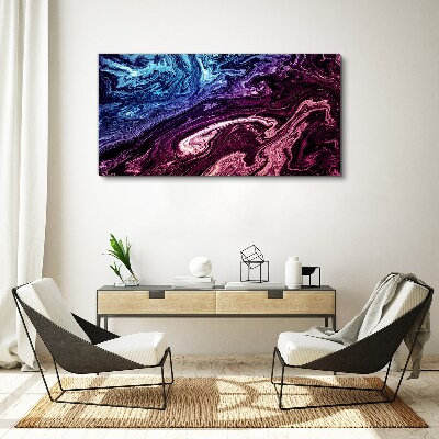 Cosmic swirl of colors Canvas Wall art