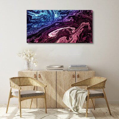 Cosmic swirl of colors Canvas Wall art