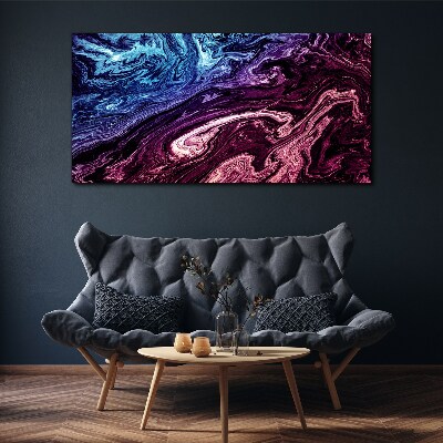 Cosmic swirl of colors Canvas Wall art