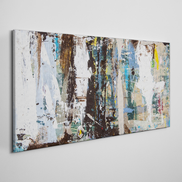 Abstract Mosaic of Colors Canvas Wall art