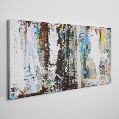 Abstract Mosaic of Colors Canvas Wall art