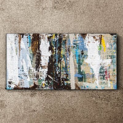 Abstract Mosaic of Colors Canvas Wall art