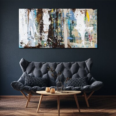 Abstract Mosaic of Colors Canvas Wall art