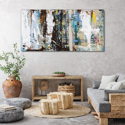 Abstract Mosaic of Colors Canvas Wall art