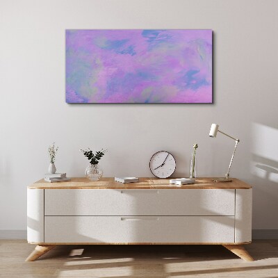 Delicate shades of purple and blue Canvas Wall art