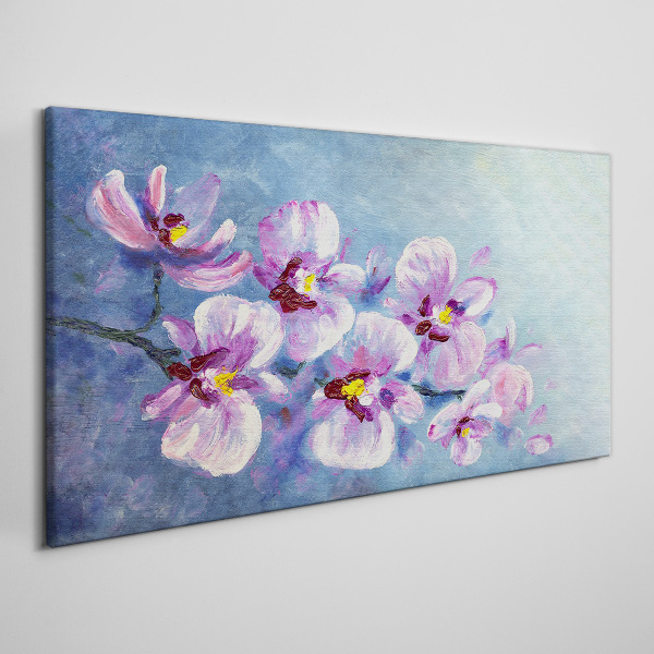Orchids in pastel shades Canvas Wall art