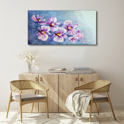 Orchids in pastel shades Canvas Wall art