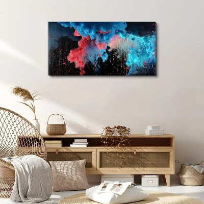 Cosmic explosion of colors Canvas Wall art