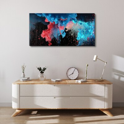 Cosmic explosion of colors Canvas Wall art