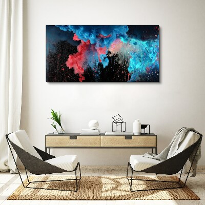 Cosmic explosion of colors Canvas Wall art