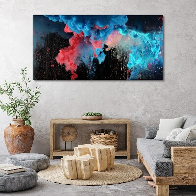Cosmic explosion of colors Canvas Wall art