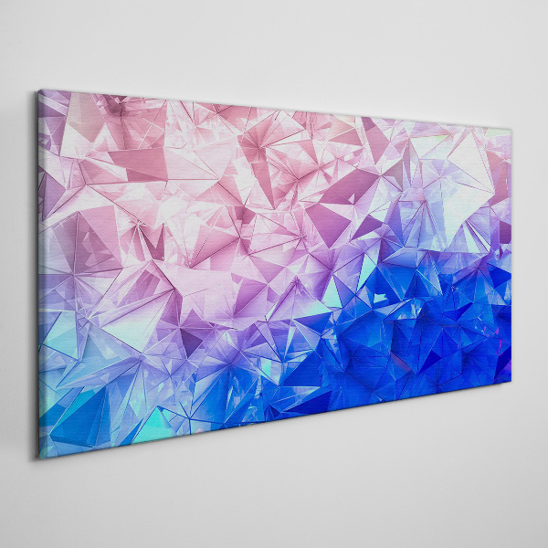 Kaleidoscopic shades of ice Canvas Wall art
