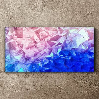 Kaleidoscopic shades of ice Canvas Wall art