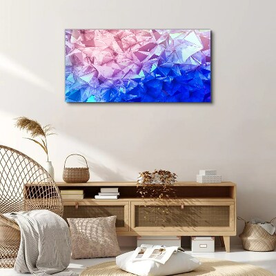 Kaleidoscopic shades of ice Canvas Wall art