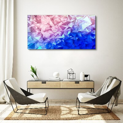 Kaleidoscopic shades of ice Canvas Wall art