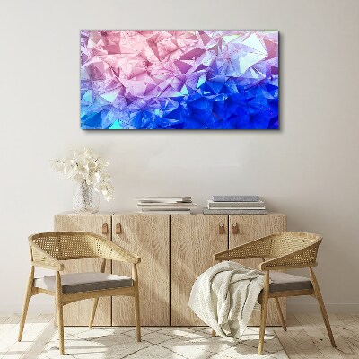 Kaleidoscopic shades of ice Canvas Wall art