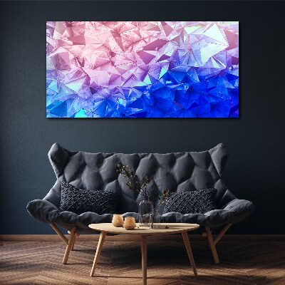 Kaleidoscopic shades of ice Canvas Wall art