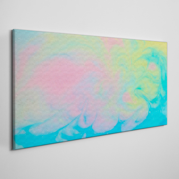 Pastel Dreams in Motion Canvas Wall art