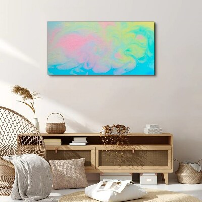 Pastel Dreams in Motion Canvas Wall art