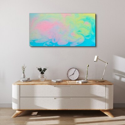 Pastel Dreams in Motion Canvas Wall art