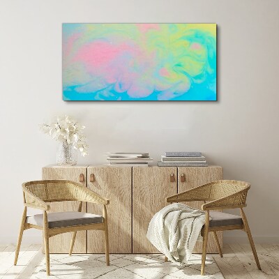 Pastel Dreams in Motion Canvas Wall art