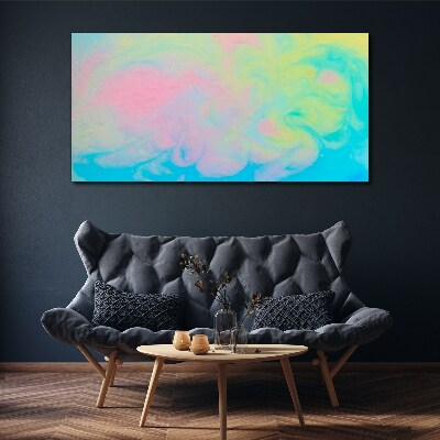Pastel Dreams in Motion Canvas Wall art