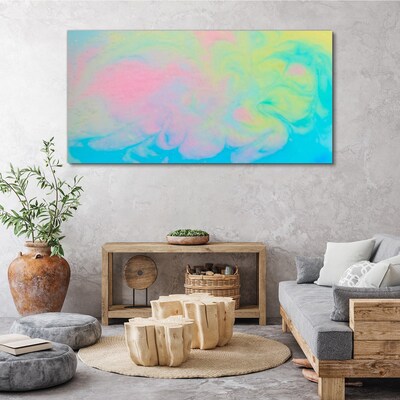 Pastel Dreams in Motion Canvas Wall art