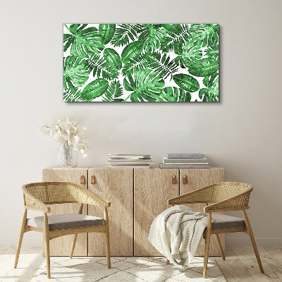 Green jungle Canvas Wall art