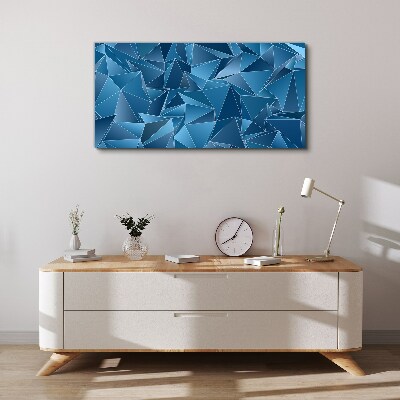 Geometric triangles Canvas Wall art