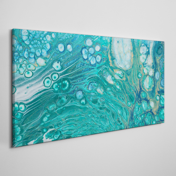 Ocean waves in glass Canvas Wall art