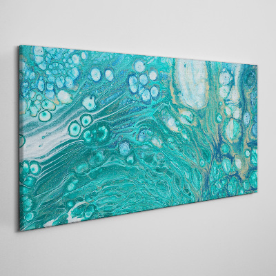 Ocean waves in glass Canvas Wall art