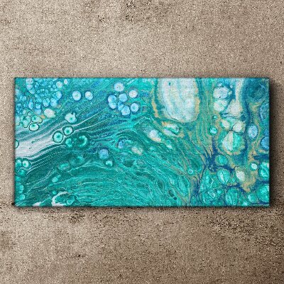 Ocean waves in glass Canvas Wall art