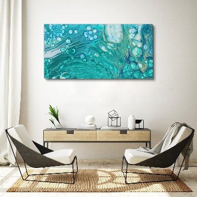 Ocean waves in glass Canvas Wall art