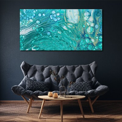 Ocean waves in glass Canvas Wall art