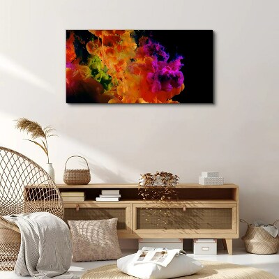 Expression of colors in motion Canvas Wall art