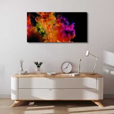Expression of colors in motion Canvas Wall art