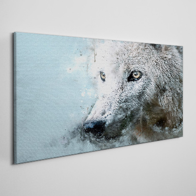 Wild animal wolf Canvas Wall art