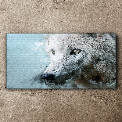 Wolf's Secret Canvas Wall art