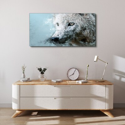 Wild animal wolf Canvas Wall art