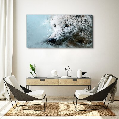 Wild animal wolf Canvas Wall art