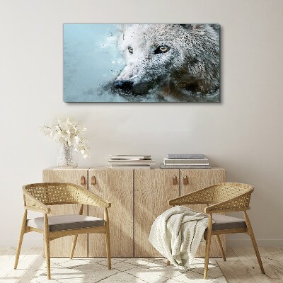 Wild animal wolf Canvas Wall art