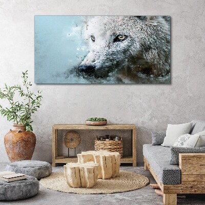 Wild animal wolf Canvas Wall art