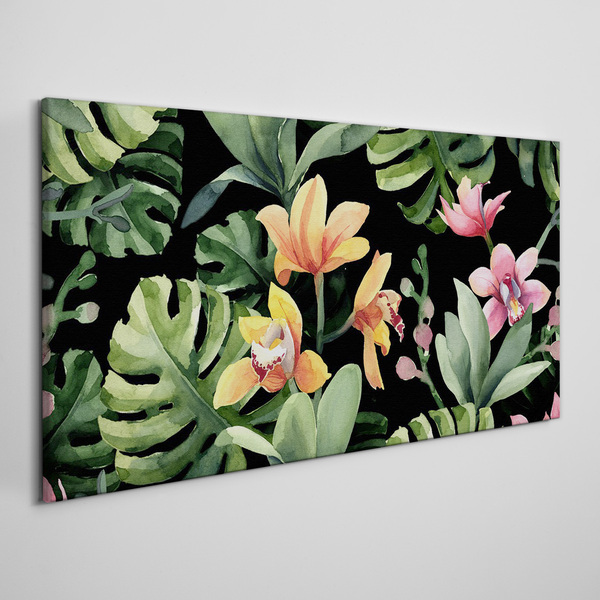 Flowers plants Canvas Wall art