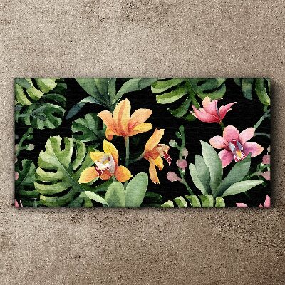 Flowers plants Canvas Wall art