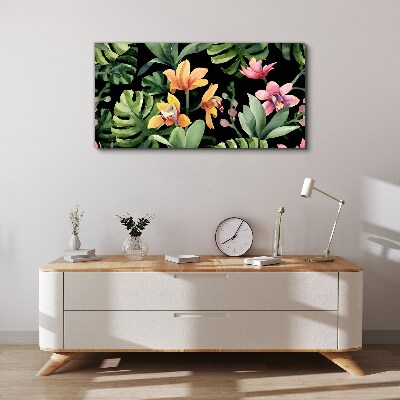 Flowers plants Canvas Wall art