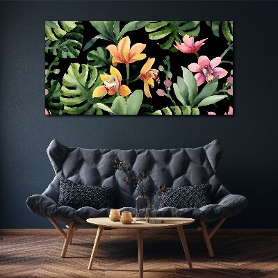 Flowers plants Canvas Wall art