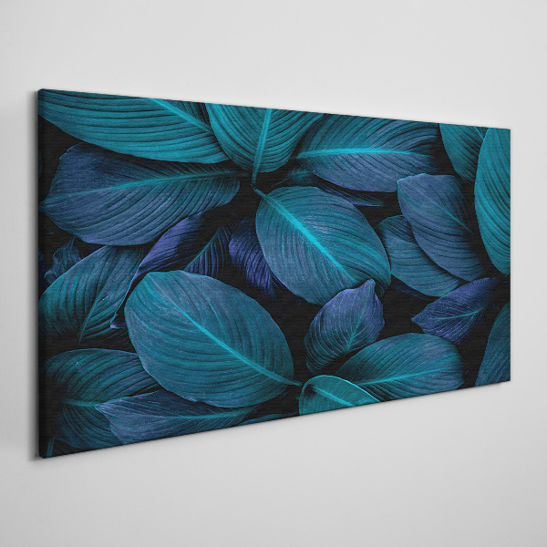 Flower leaves plant Canvas Wall art