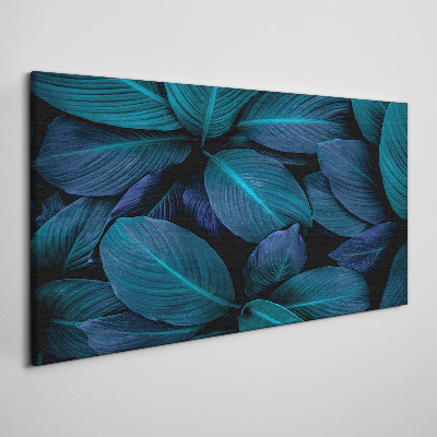 Flower leaves plant Canvas Wall art